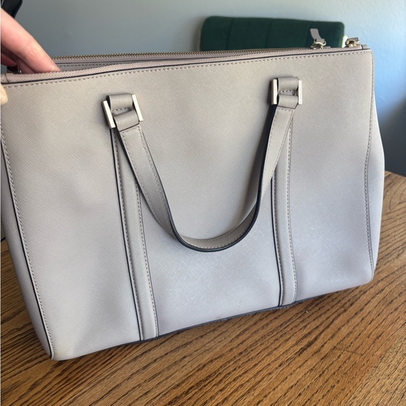 Kate Spade Leather Tote Handbag Large in Taupe - Picture 5 of 7